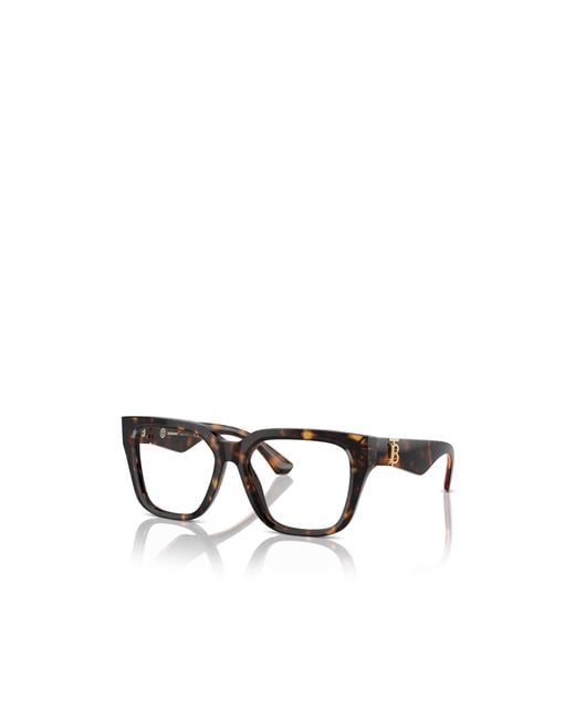 Burberry Metallic Eyewear Square Frame Glasses