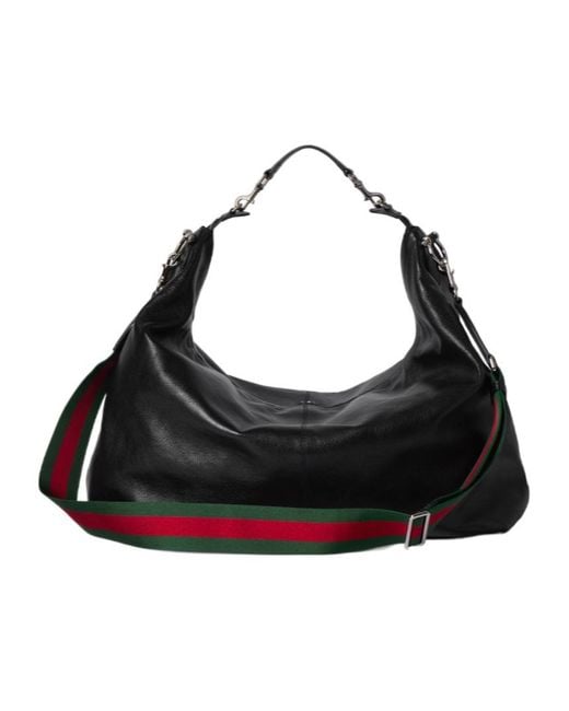 Gucci Black Brera Large Crossbody Bag for men