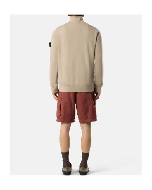 Stone Island Natural Compass Cotton Sweatshirt for men