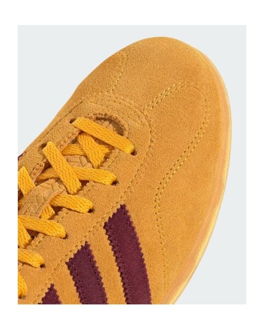 Adidas Orange Originals Gazelle Lo Pro Low-Top Sneakers
