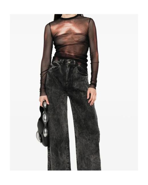 Jean Paul Gaultier Black Mesh T-Shirt