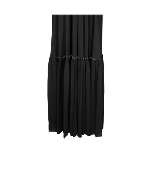 Dior Black Square Collar Design Dress