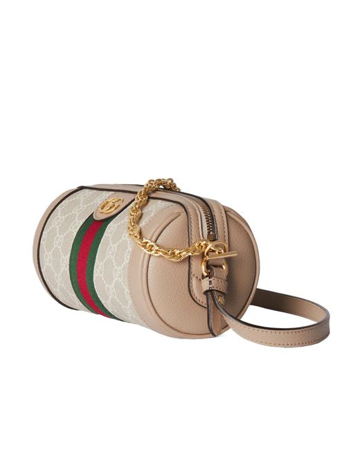 Gucci Multicolor Ophidia Gg Plaque Mini Shoulder Bag