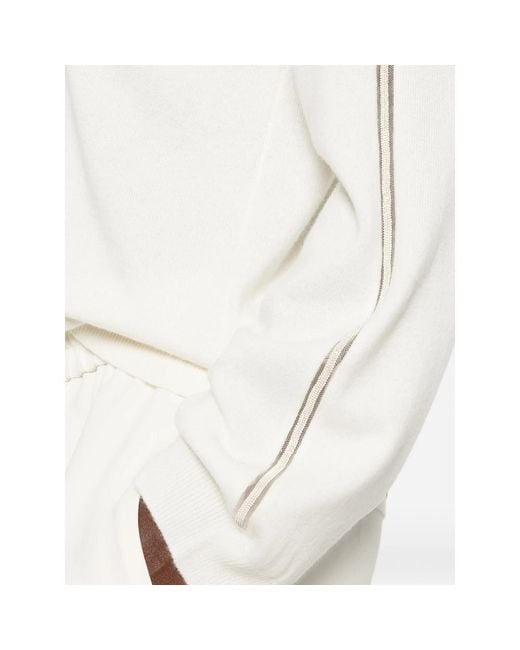 Fabiana Filippi White Crew Neck Knitwear