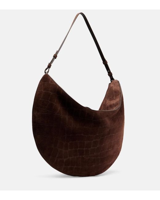 Jacquemus Brown Le Calisso Medium Suede Shoulder Bag