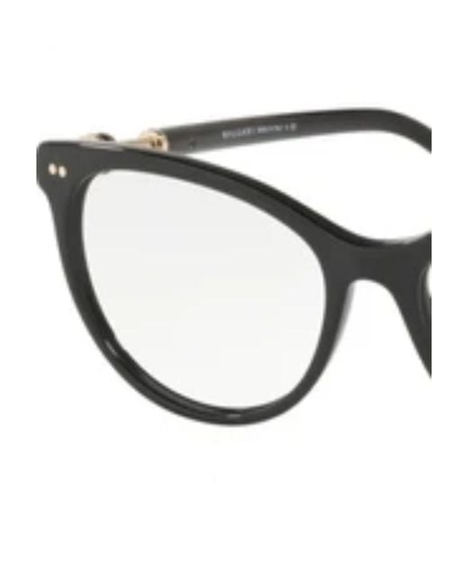 BVLGARI White Round Frame Flat Mirror
