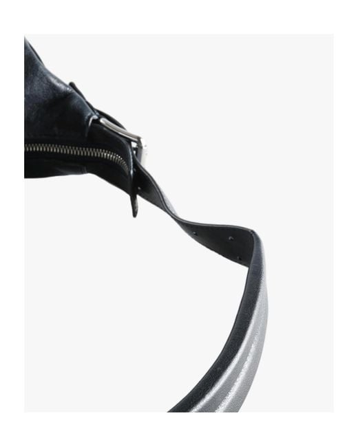 Lemaire Black D-Ring Hobo Belted Small Bag
