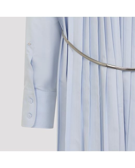Sportmax Blue Nespola Long-Sleeved Shirt