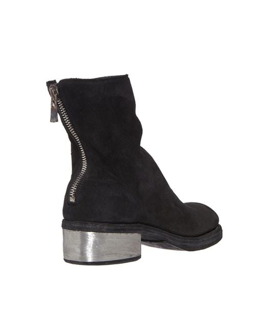 Guidi Black Ankle Boots