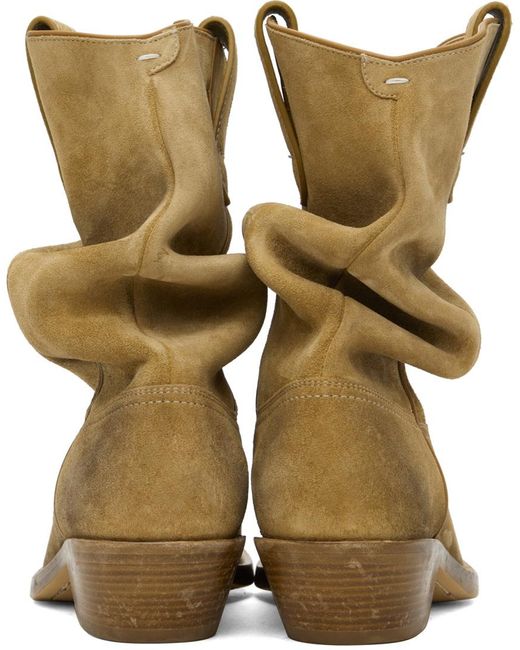 Maison Margiela Natural Tabi Western Boot