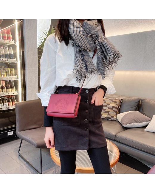 Burberry Red Logo Shoulder Bag