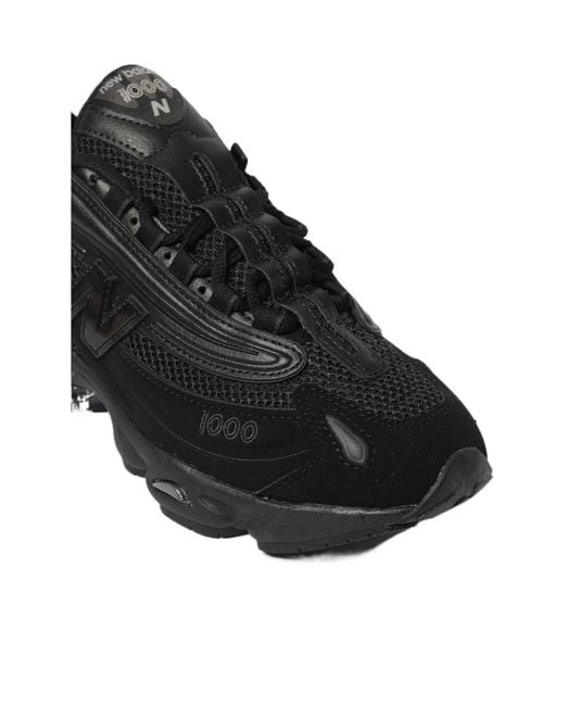 New Balance Black 1000 Lace-Up Sneakers for men