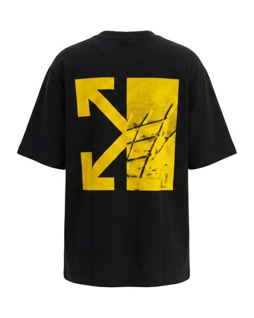 Off-White c/o Virgil Abloh Black Short-Sleeved T-Shirt for men