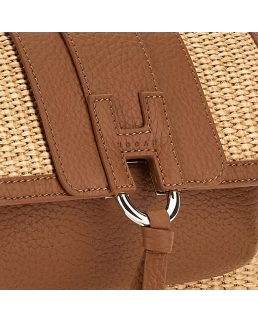 Hogan Brown Trend Flap Bag