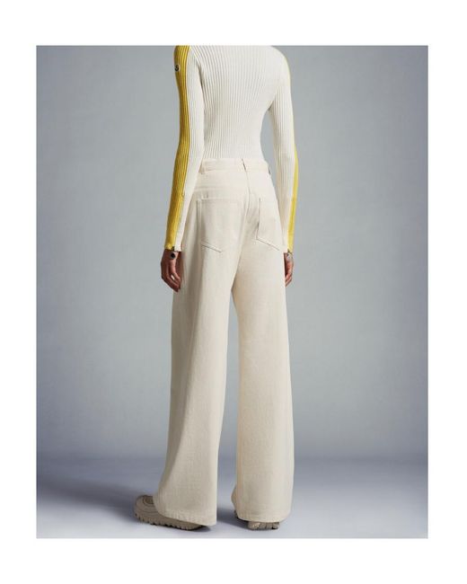 Moncler Natural Cotton Trousers