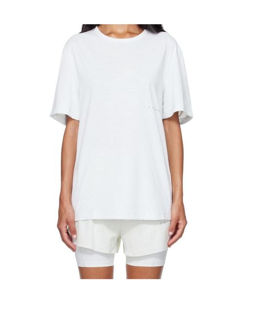 Post Archive Faction PAF White On Running T-Shirt X Post Archive Faction for men