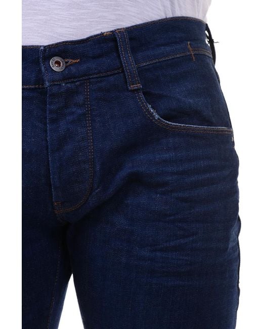 Armani Jeans Blue Logo Jeans for men