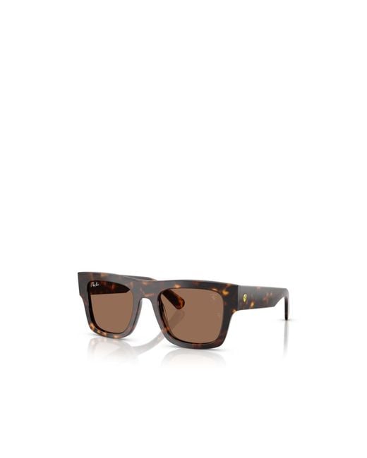 Ray-Ban Brown Rb2217M Scuderia Ferrari Collection for men