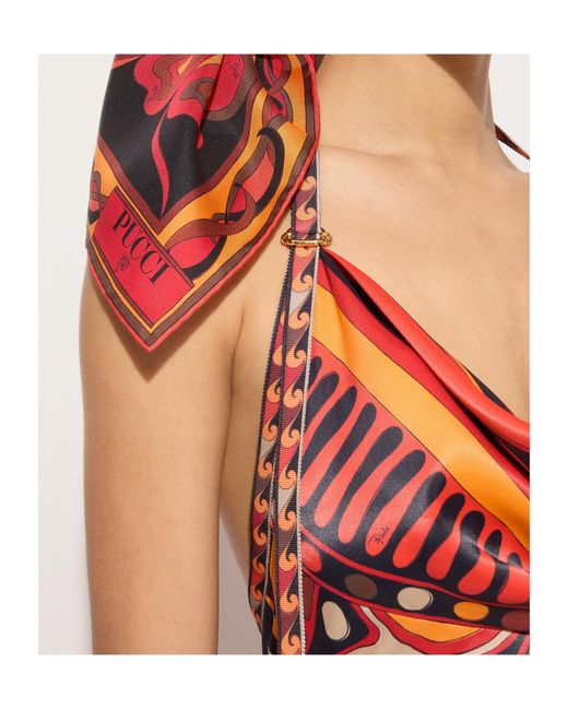 Emilio Pucci Pucci Printed Squared Scarf