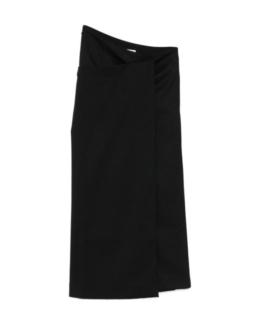 Entire studios Black Wrap Skirt