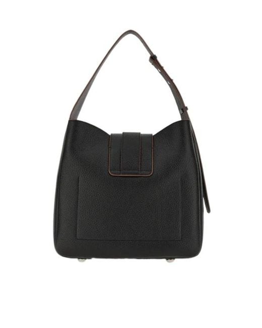Hogan Black Trend Hobo Shoulder Bag