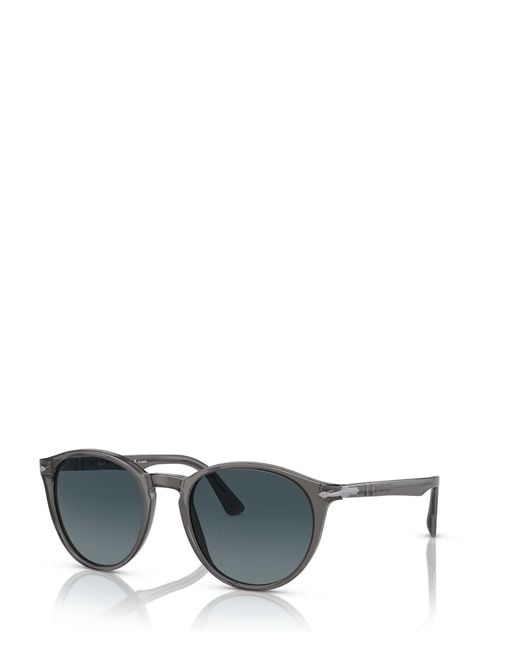 Persol Gray Po3152S Round Sunglasses for men