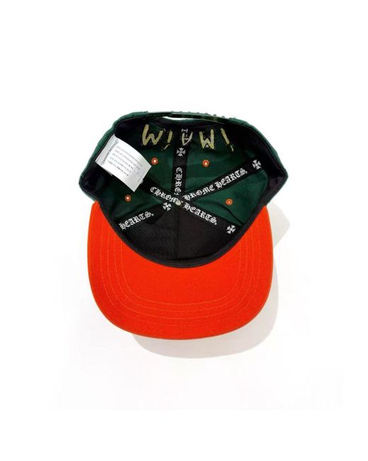 Chrome Hearts Green Logo Baseball Cap for men