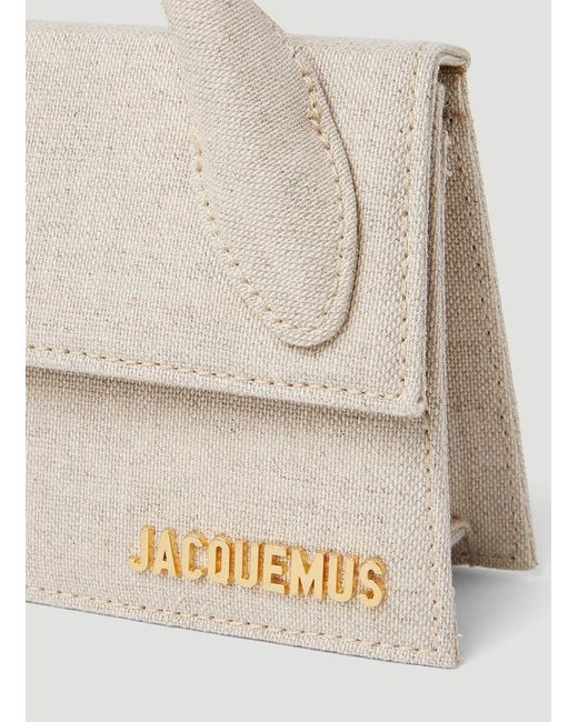 Jacquemus Natural Le Chiquito Long Signature Handbag