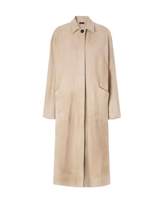 Stouls Natural Suede Coat