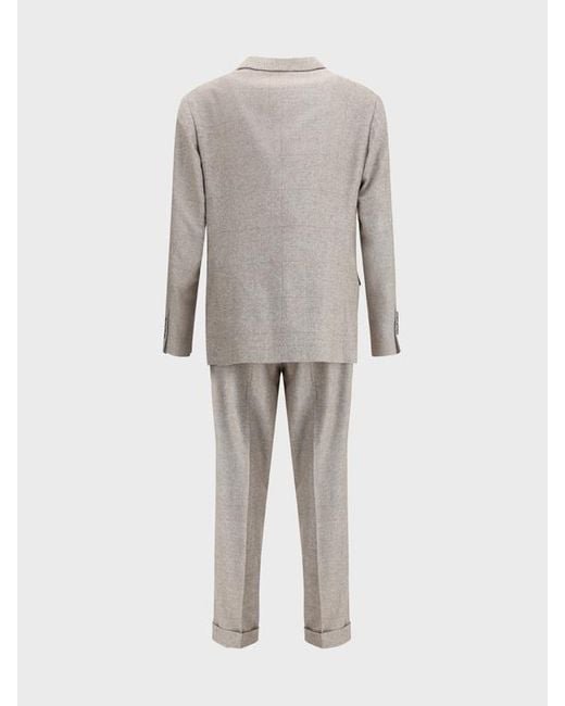 Brunello Cucinelli Gray Suits for men