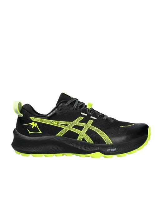 Asics Green Gel-Trabuco 12 Gtx Lace-Up Sneakers for men