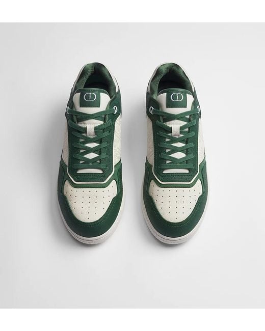 Dior Green B27 Uptown Low-Top Sneaker for men