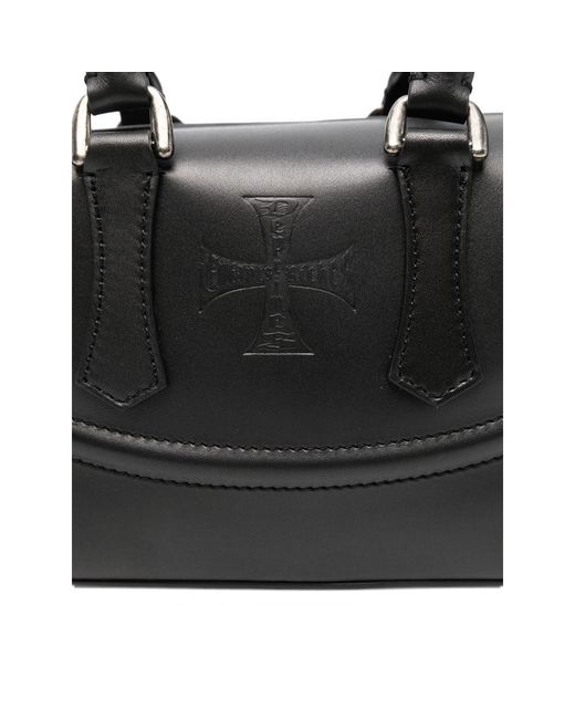 Enfants Riches Deprimes Black Top-Handle Chain Tote Bag