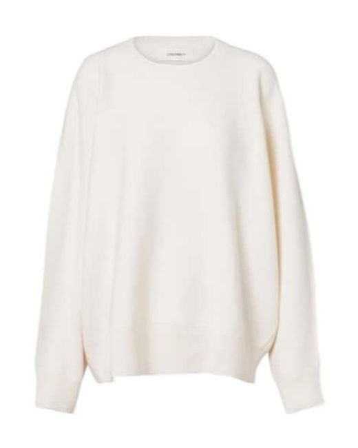 Lisa Yang White Haily Cashmere Sweater