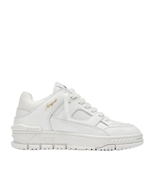 Axel Arigato White Area Lo Leather Sneakers for men