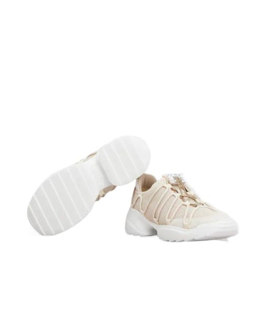 Roger Vivier White Viv' Zag Sneakers