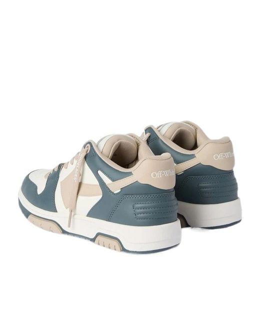 Off-White c/o Virgil Abloh Blue Lace-Up Low-Top Casual Shoes for men