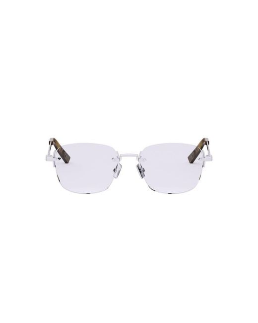 Dior White Square Plain Mirror for men