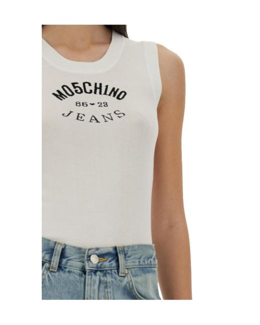 Moschino Blue Crew Neck T-Shirt