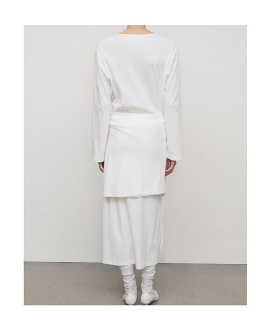 The Row White Latoya Dress