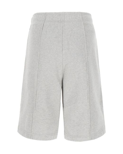 Ambush Gray Bermuda Logo Patch Shorts for men