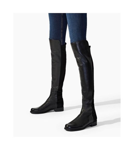 Stuart Weitzman Black 5050 Knee-Length Boots
