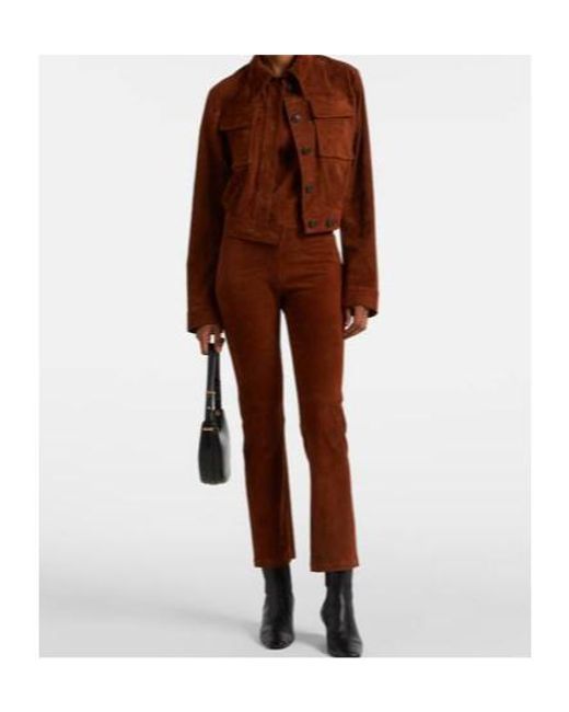 Stouls Brown Halterneck Suede Top