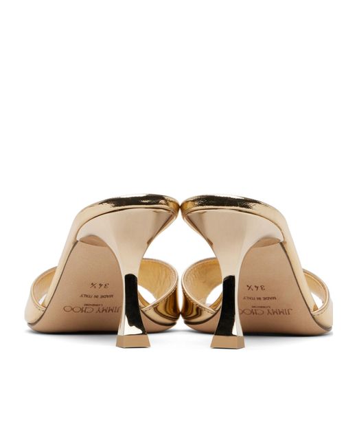 Jimmy Choo Natural Skye 70 Square Open-Toe High-Heeled Sandals