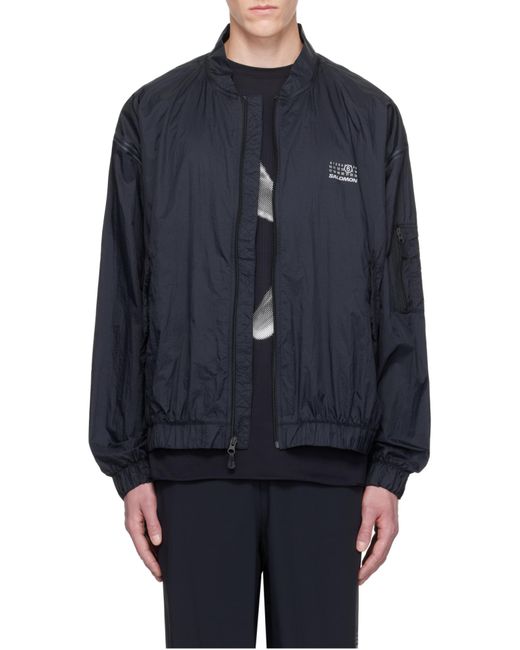 MM6 MAISON MARGIELA X SALOMON Black Waterproof Jacket for men