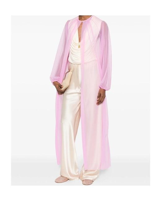 Forte_forte Pink Duster Coat