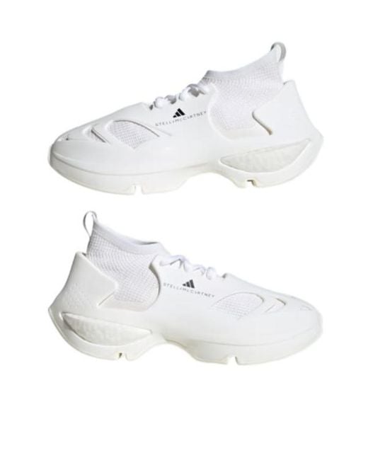 Adidas By Stella McCartney White Sportswear Lace-Up Sneakers for men