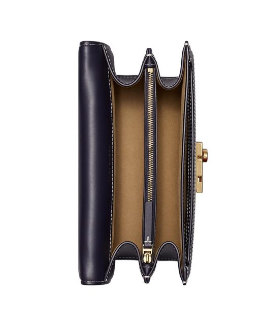 Tory Burch Blue T Monogram Shoulder Bag