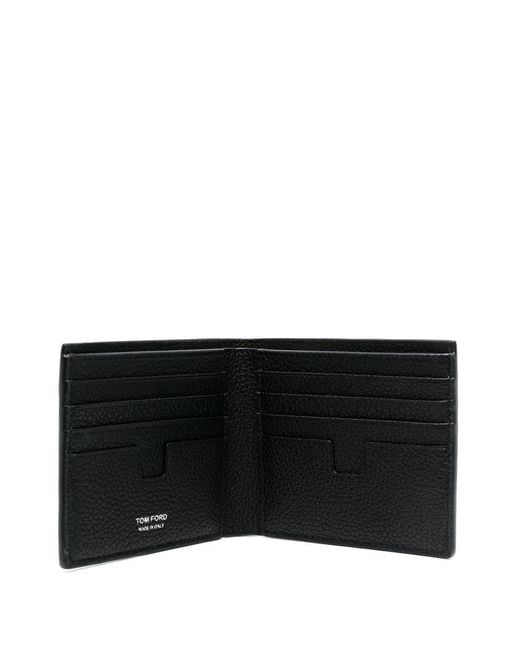Tom Ford Black Classic Bi-Fold Wallet for men