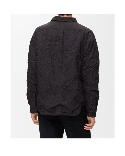 Loewe Blue Crinkled Effect Shirt for men